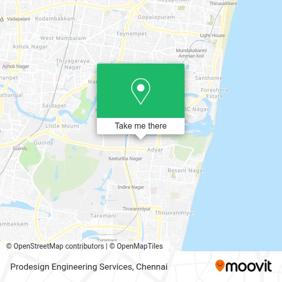 Prodesign Engineering Services map