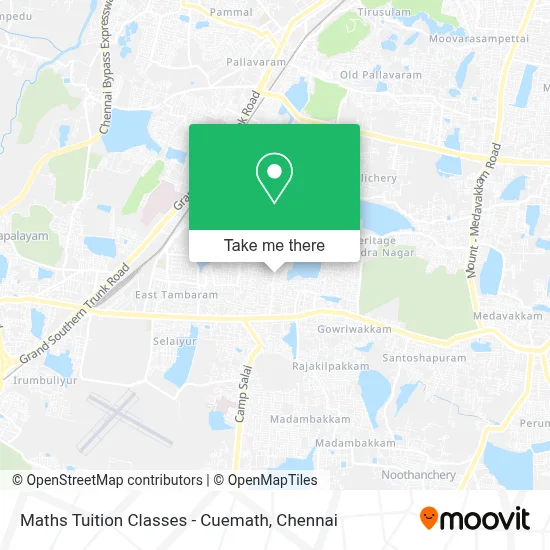 Maths Tuition Classes - Cuemath map