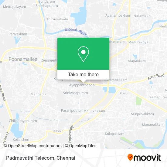 Padmavathi Telecom map