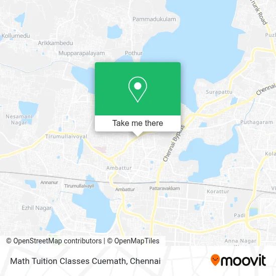 Math Tuition Classes Cuemath map