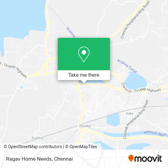 Ragav Home Needs map