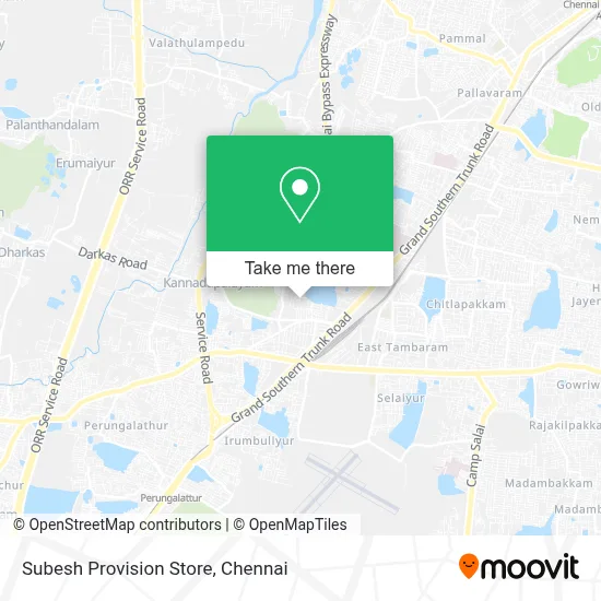Subesh Provision Store map