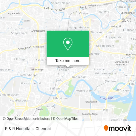 R & R Hospitals map