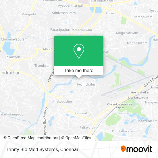Trinity Bio Med Systems map