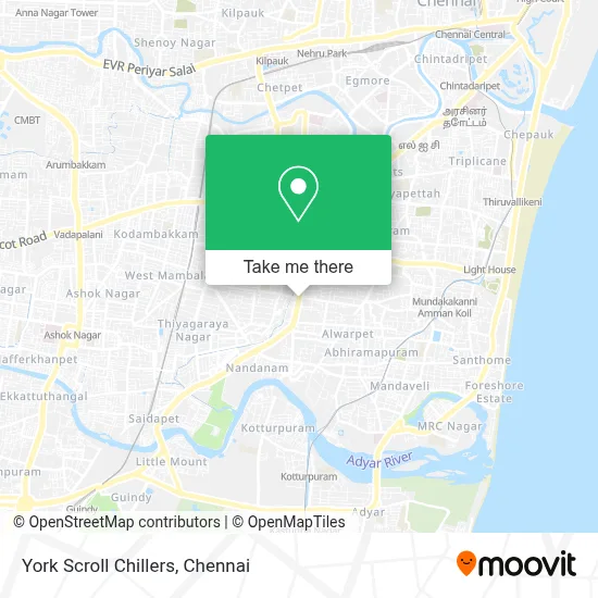York Scroll Chillers map