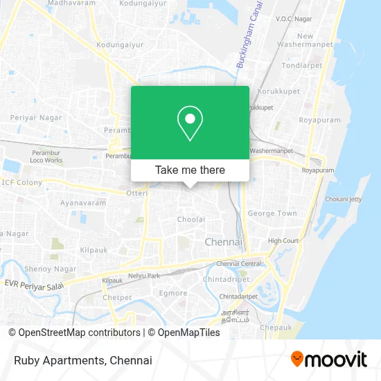 Ruby Apartments map