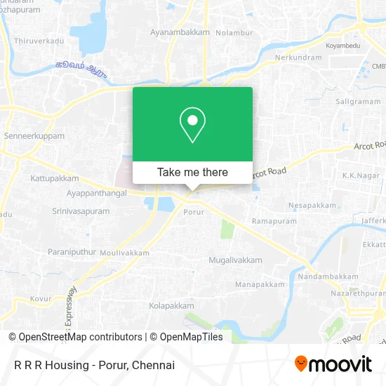 R R R Housing - Porur map