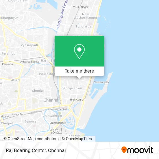 Raj Bearing Center map