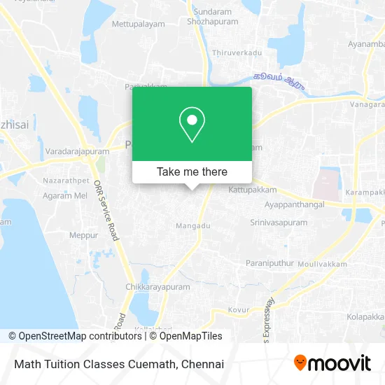 Math Tuition Classes Cuemath map