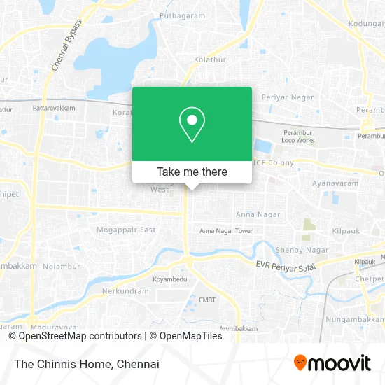 The Chinnis Home map