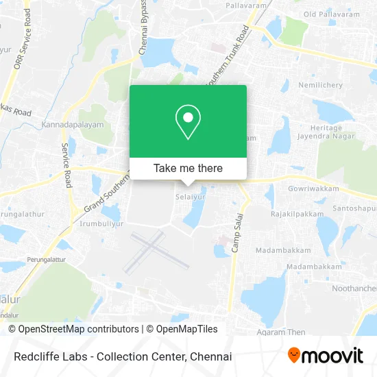 Redcliffe Labs - Collection Center map