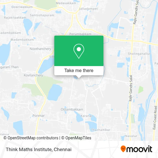 Think Maths Institute map
