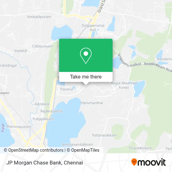 Jp Morgan Chase Bank map
