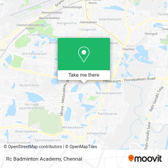 Rc Badminton Academy map