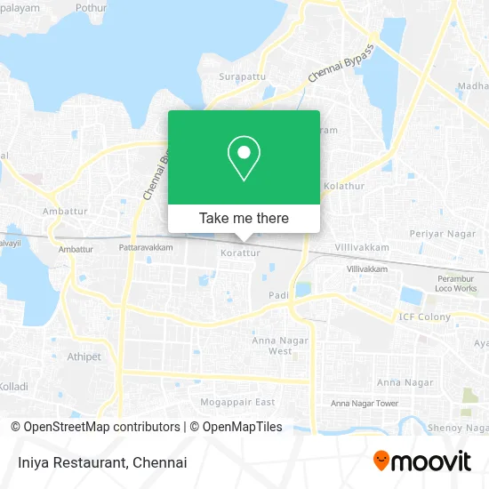 Iniya Restaurant map