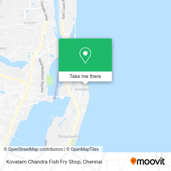 Kovalam Chandra Fish Fry Shop map