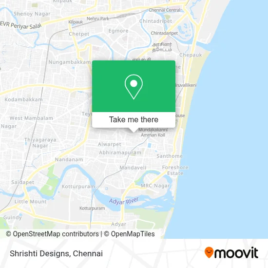 Shrishti Designs map
