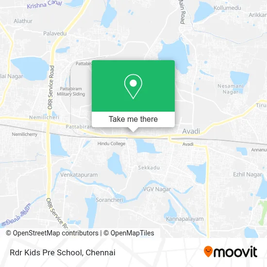 Rdr Kids Pre School map