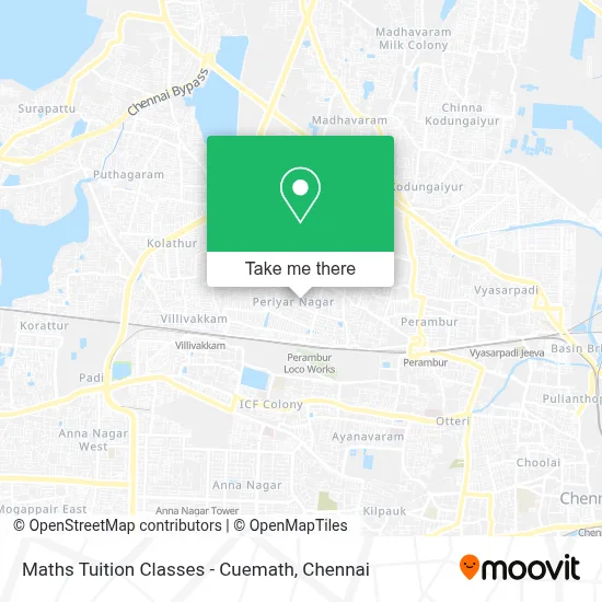 Maths Tuition Classes - Cuemath map