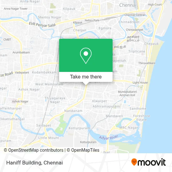 Haniff Building map
