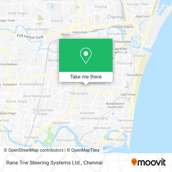 Rane Trw Steering Systems Ltd. map