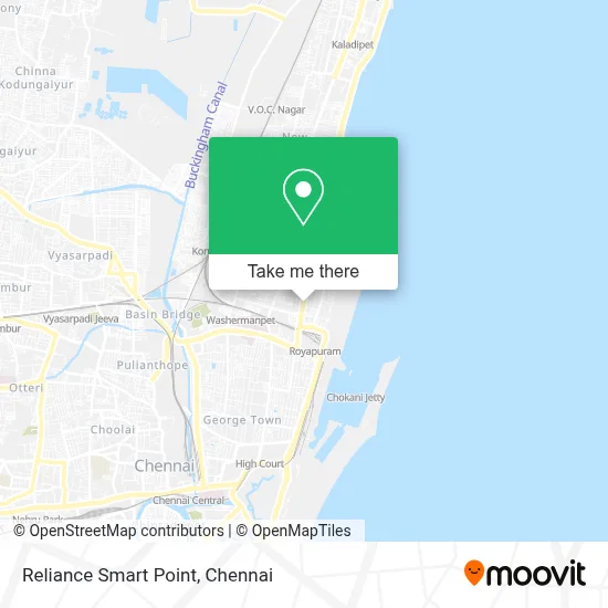 Reliance Smart Point map
