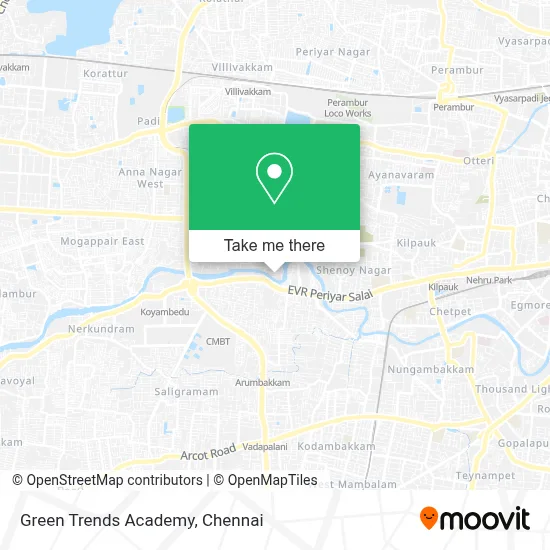 Green Trends Academy map
