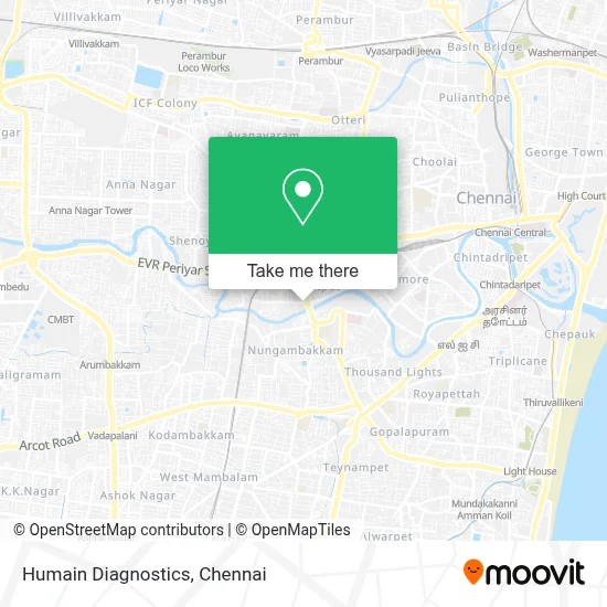 Humain Diagnostics map