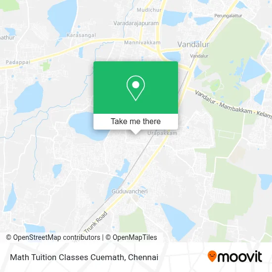 Math Tuition Classes Cuemath map