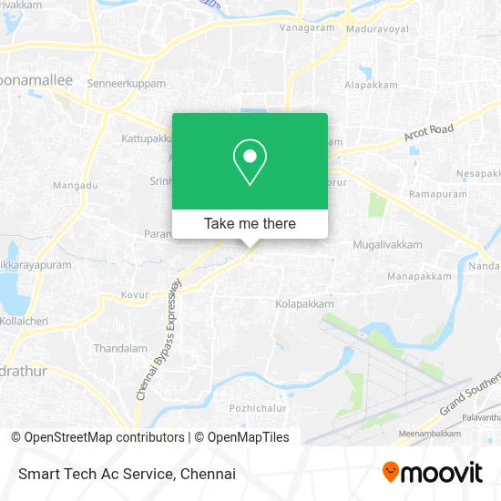 Smart Tech Ac Service map