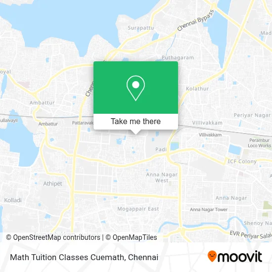 Math Tuition Classes Cuemath map