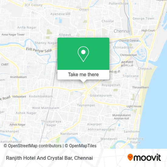 Ranjith Hotel And Crystal Bar map