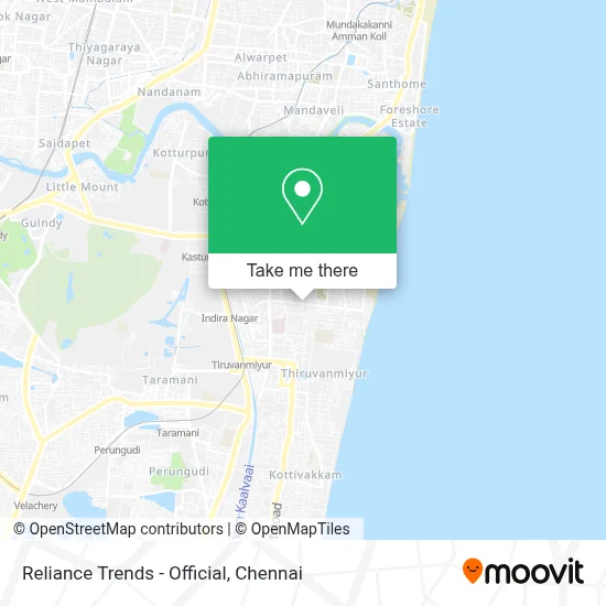 Reliance Trends - Official map