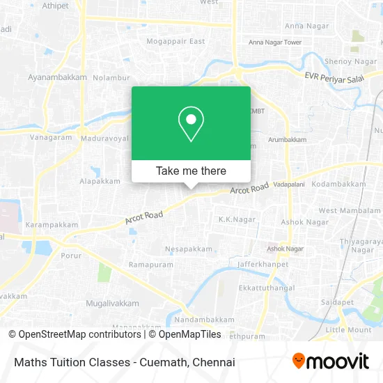 Maths Tuition Classes - Cuemath map