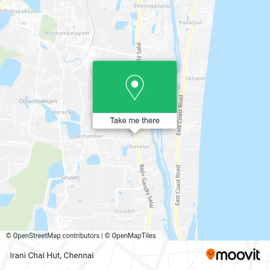 Irani Chai Hut map
