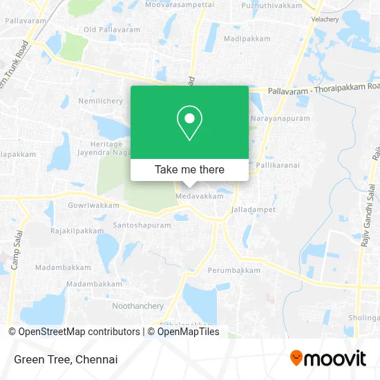Green Tree map