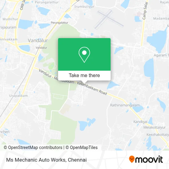 Ms Mechanic Auto Works map