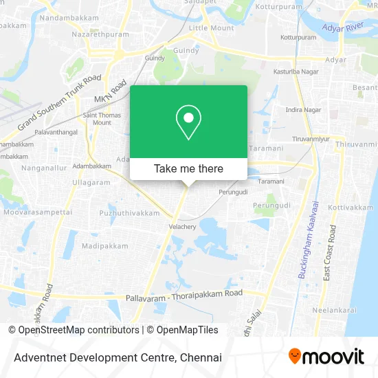 Adventnet Development Centre map