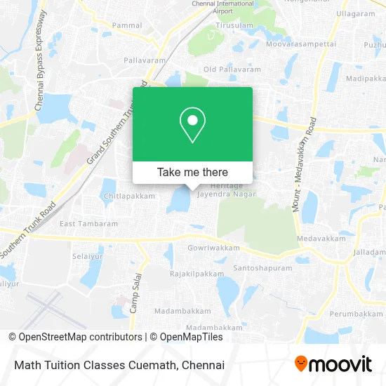 Math Tuition Classes Cuemath map