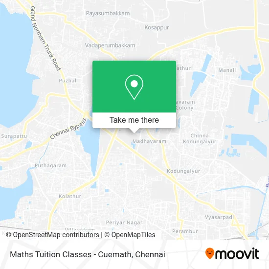 Maths Tuition Classes - Cuemath map