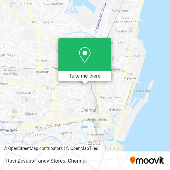 Ravi Zevass Fancy Stores map