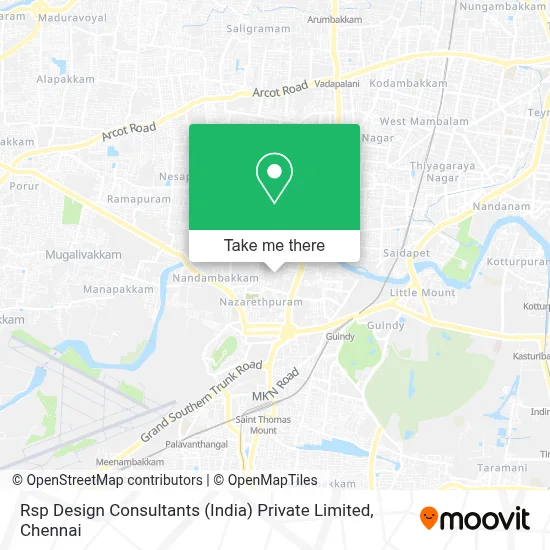 Rsp Design Consultants (India) Private Limited map
