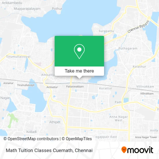 Math Tuition Classes Cuemath map