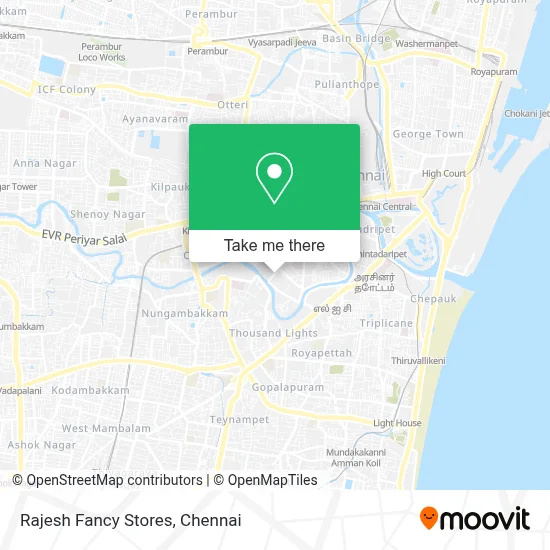 Rajesh Fancy Stores map