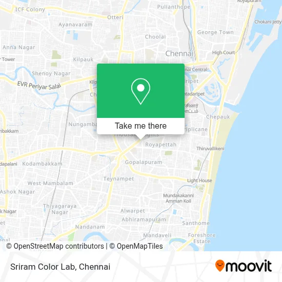 Sriram Color Lab map