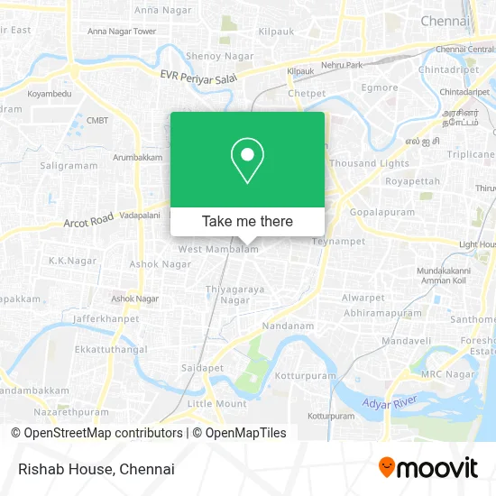 Rishab House map