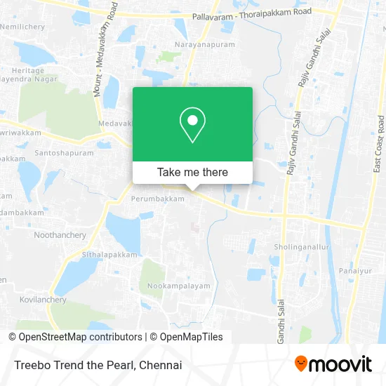 Treebo Trend the Pearl map