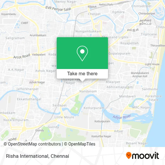 Risha International map
