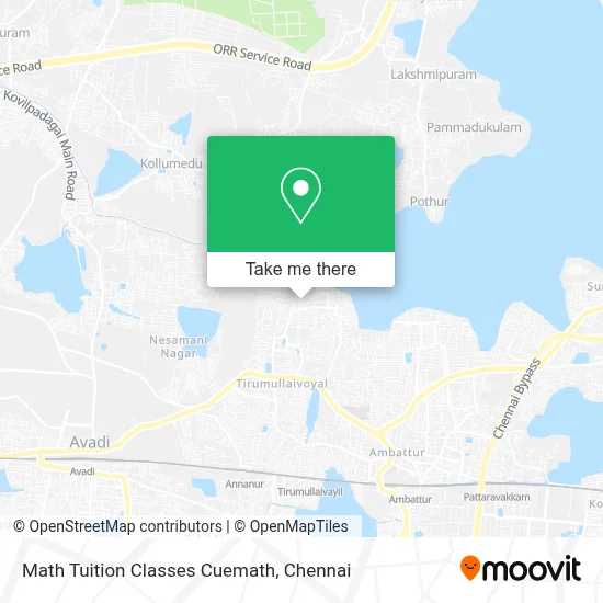 Math Tuition Classes Cuemath map