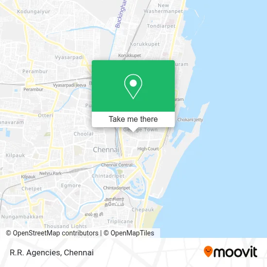 R R Agencies map